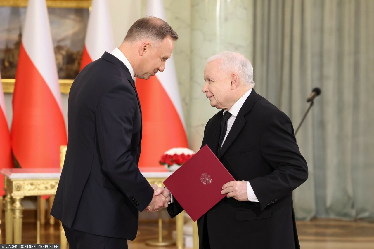 Kaczyński w rządzie, Duda od razu "postawił mu warunek". Testował cierpliwość?