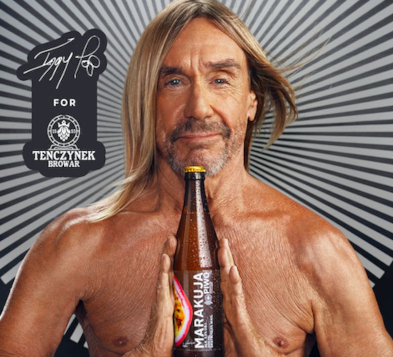 Iggy Pop reklamuje piwo Palikota. Ma udowodnić, że picie smakowego to nie wstyd