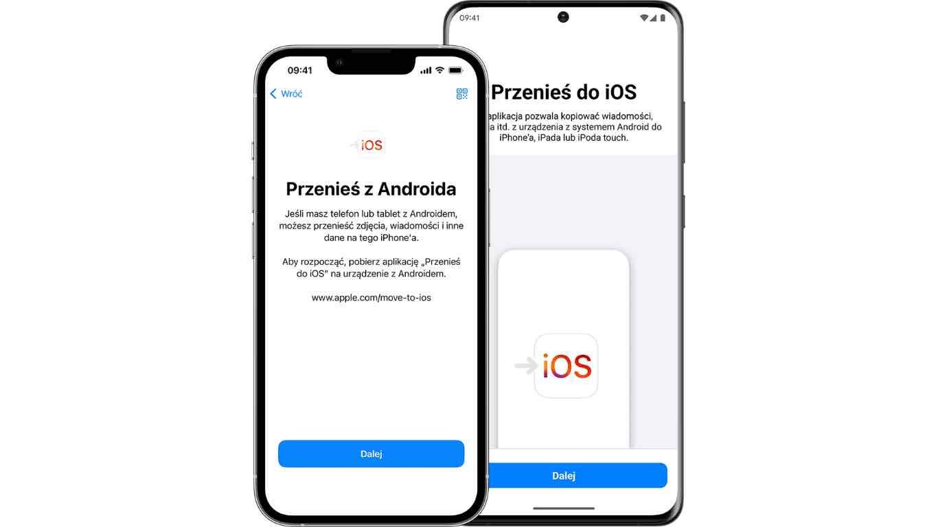 przejdź na ios