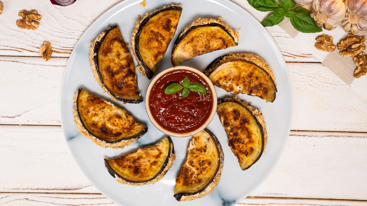 Eggplant tacos: A crunchy twist on a classic party snack