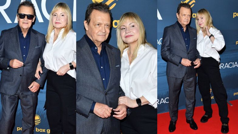 Jan Frycz z żoną Małgorzatą