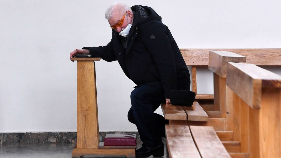 Lech Wałęsa w kościele. Zdjęcie z 14 marca
