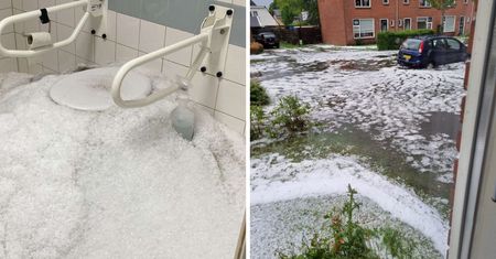 Armagedon w Holandii. Grad wylewał się z toalet