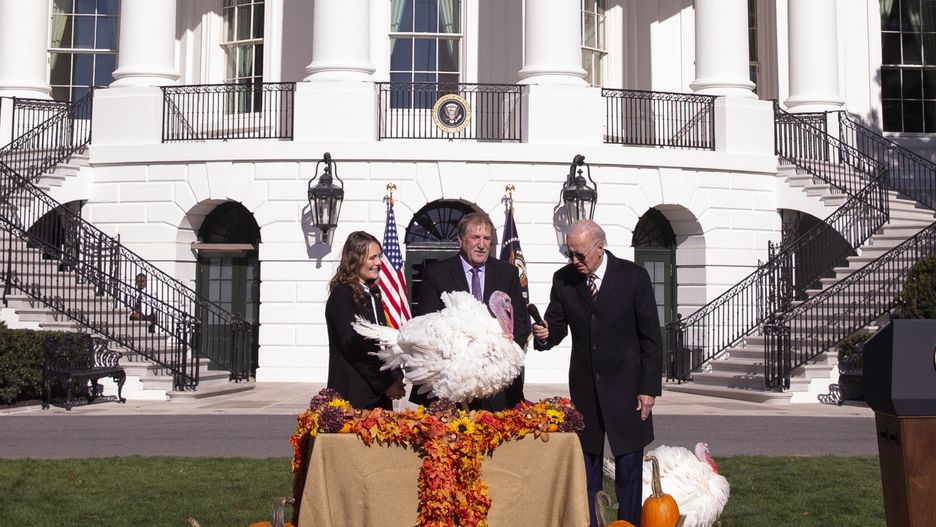 Prezydent Biden ułaskawił dwa indyki