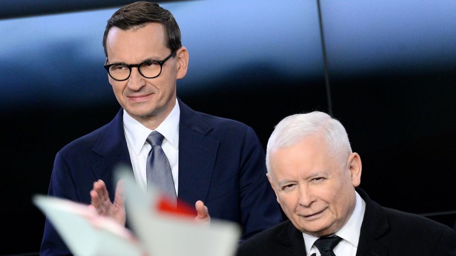 Mateusz Morawiecki i Jarosław Kaczyński