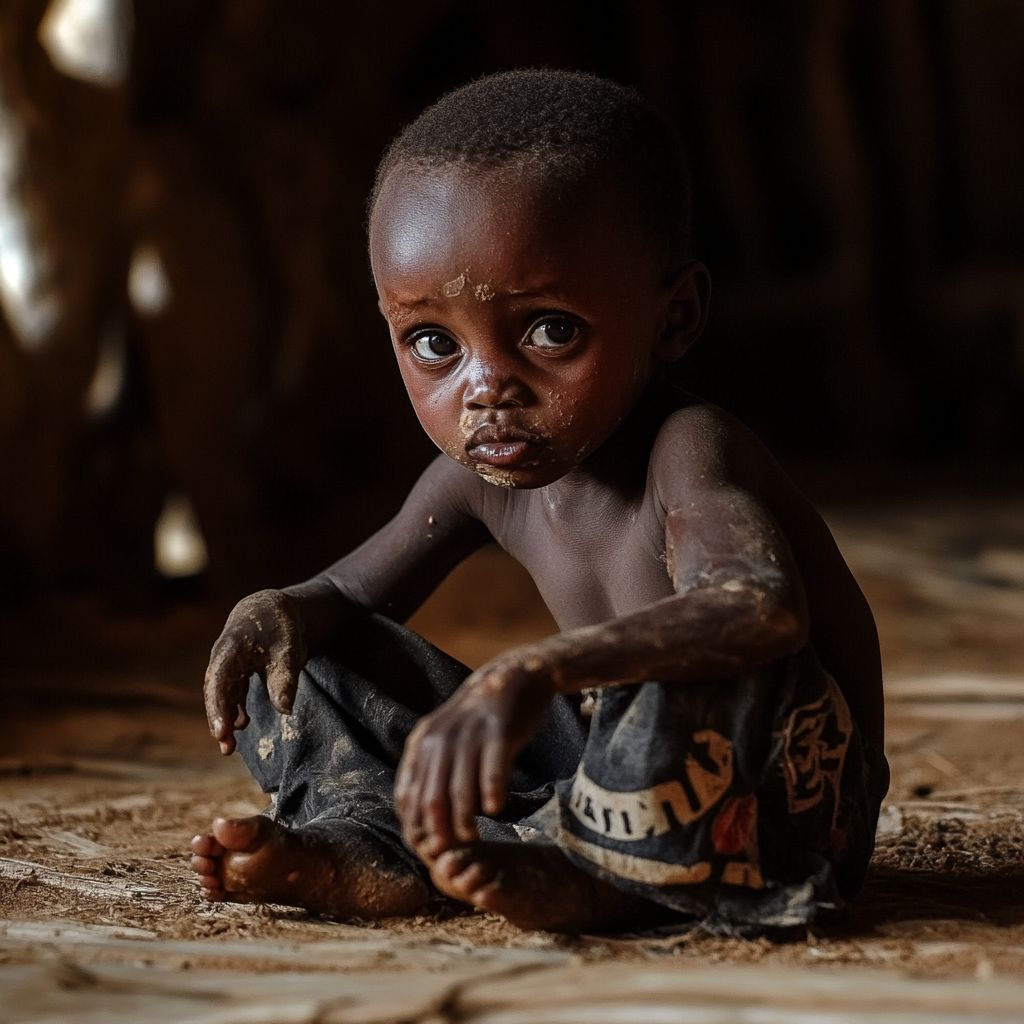 Głód w cieniu cięć – dzieci masowo trafiają do szpitali w kenijskim obozie uchodźców