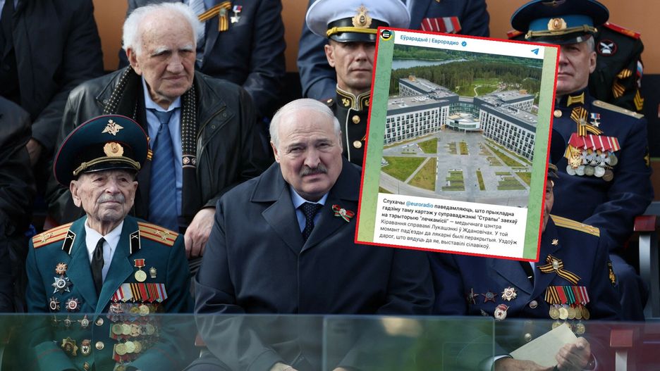 Aleksandar Łukaszenka podczas obchodów Dnia Zwycięstwa w Moskwie