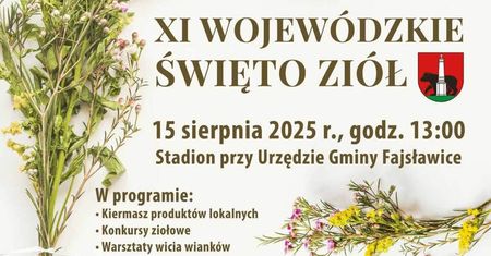 XI Święto Ziół w Fajsławicach 2025. Gwiazdą wieczoru Sławomir!