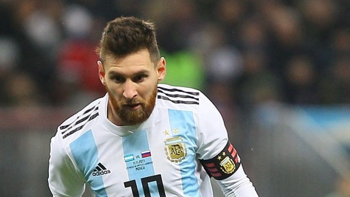 Lionel Messi w barwach reprezentacji Argentyny