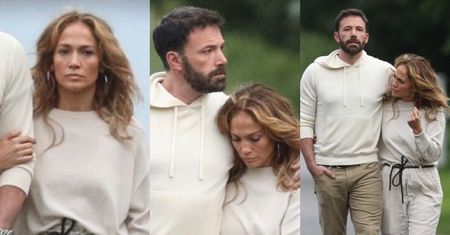 Jennifer Lopez tuli się na spacerze do Bena Afflecka. Miłość kwitnie? (ZDJĘCIA)