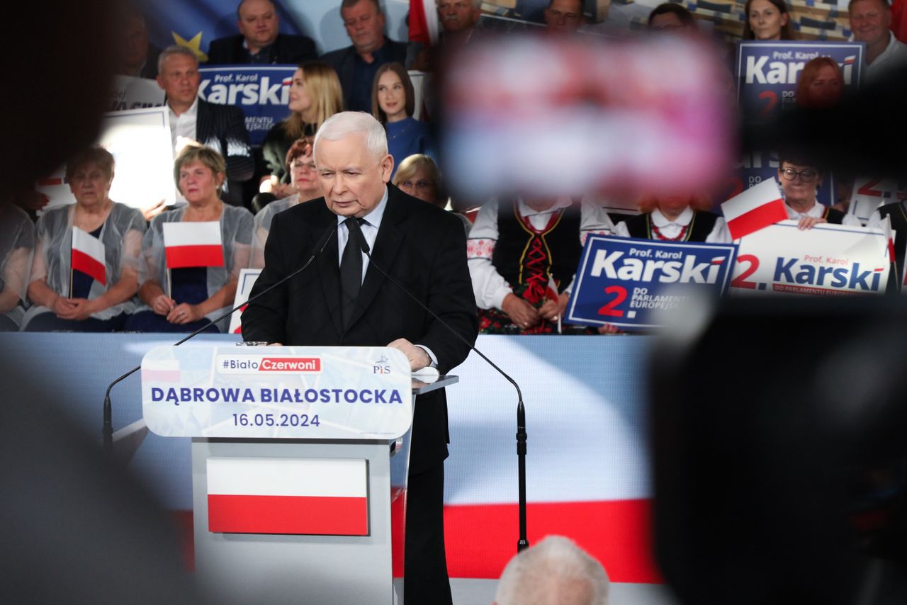 Prezes PiS Jarosław Kaczyński