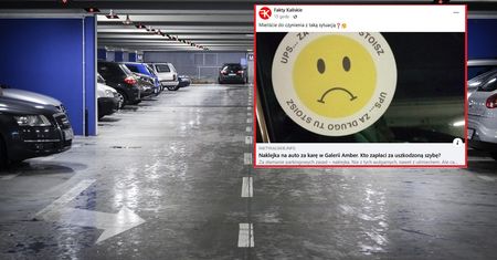 Zostawił auto na noc w galerii handlowej. Nie wiedział, że to zakazane