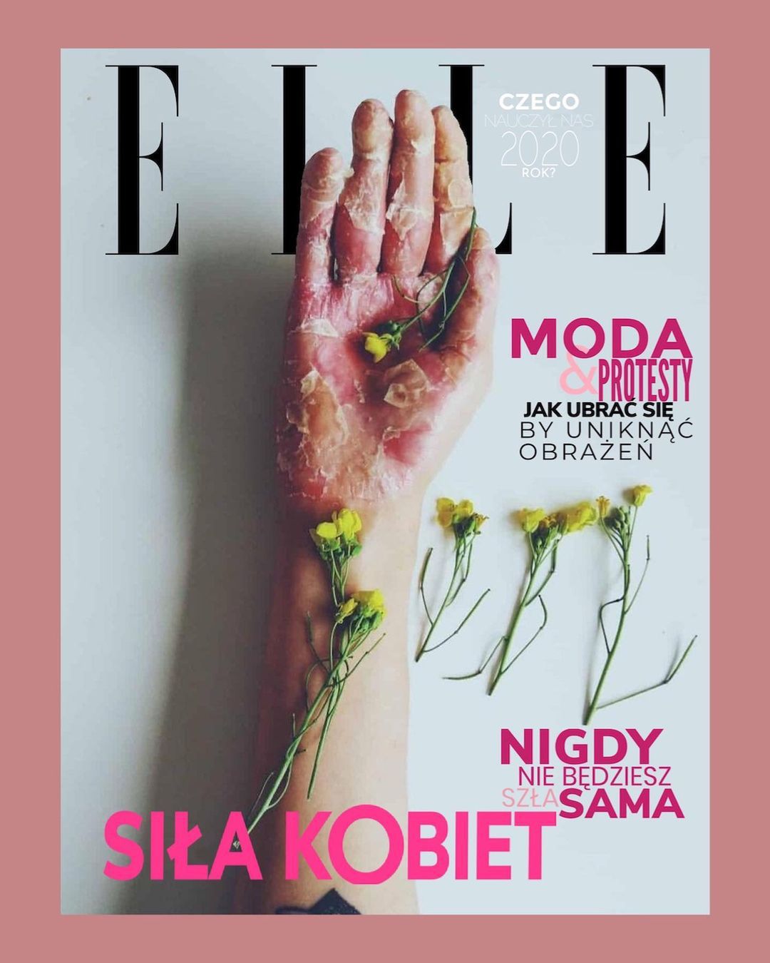 ELLE – Siła kobiet. Okładka autorstwa Matyldy Damięckiej