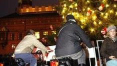 Światełka choinkowe zasilane jazdą na rowerze 1