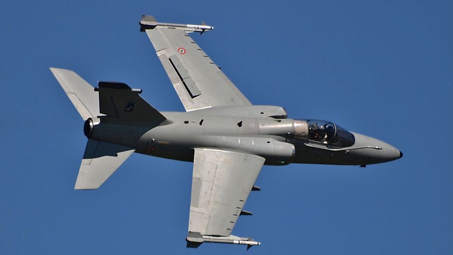 Samolot AMX A-11 Ghibli we włoskich barwach