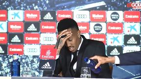 Eder Militao prawie zemdlał. Nowy piłkarz Realu Madryt przerwał konferencję