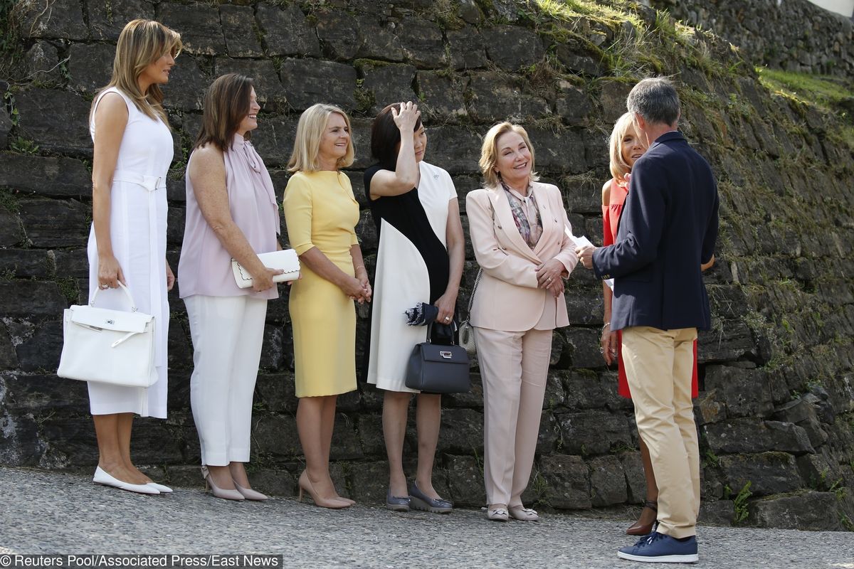 Melania Trump na G7. W otoczeniu Małgorzaty Tusk, Brigitte Macron i Cecilii Morel