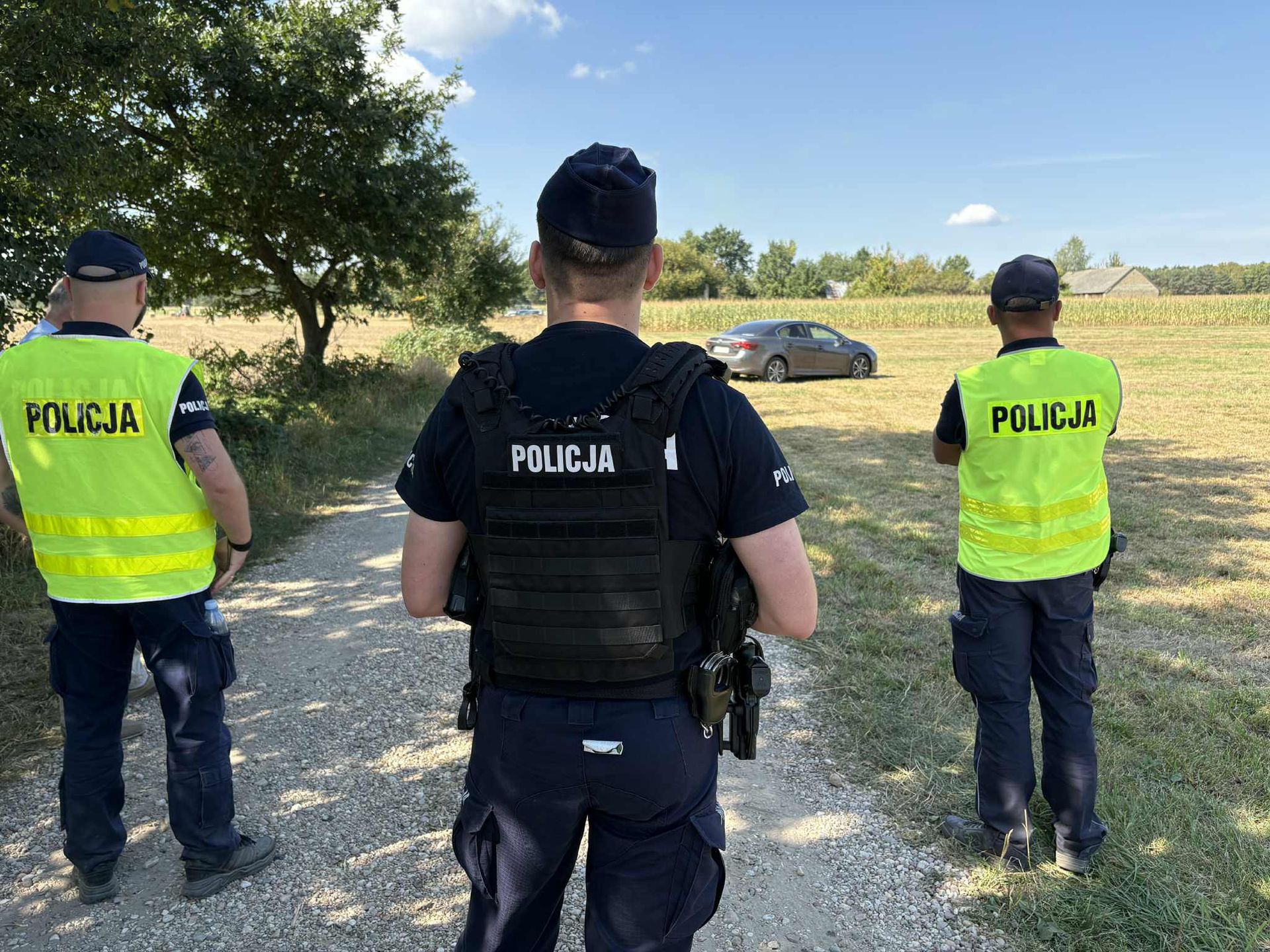 Osiny. To tu spadł nieznany obiekt
