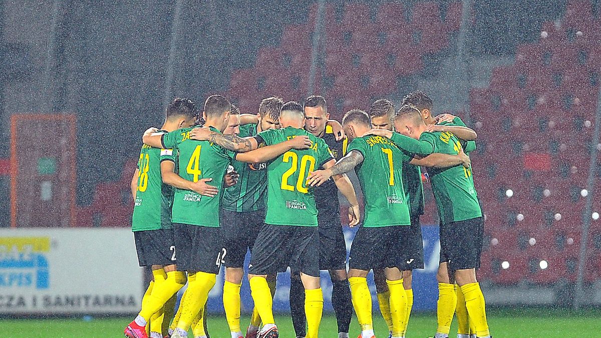 WP SportoweFakty / Krzysztof Porębski / Na zdjęciu: piłkarze GKS-u Jastrzębie
