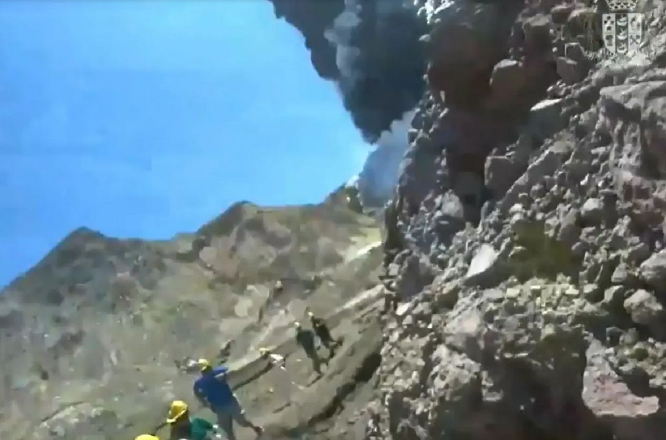 Erupcja wulkanu. Przerażające nagranie z ostatnich chwil turystów