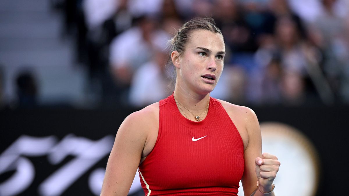 PAP/EPA / JOEL CARRETT / Na zdjęciu: Aryna Sabalenka