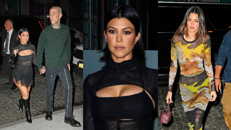 Kourtney Kardashian i Travis Barker idą na imprezę Kendall Jenner