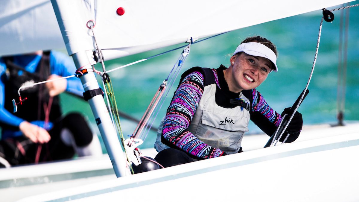 Materiały prasowe / Pedro Martinez / Sailing Energy / World Sailing / Na zdjęciu: Agata Barwińska w olimpijskiej klasie Laser Radial