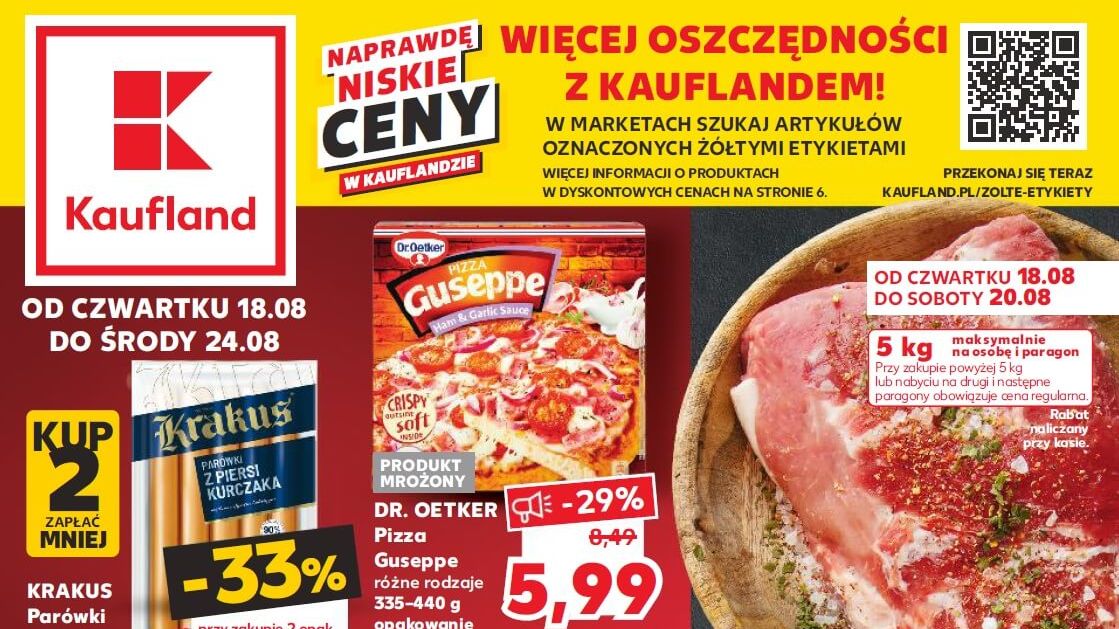 Kaufland gazetka od 18.08 22 - czwartku 18 sierpnia