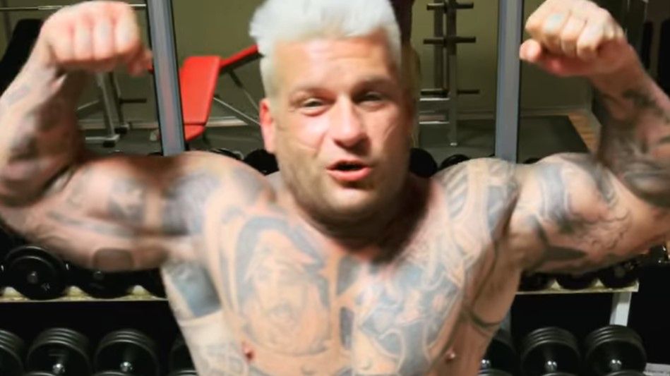 Instagram / instagram.com/popek_oficjalnie/ / Popek po treningu przed kolejną walką na Fame MMA