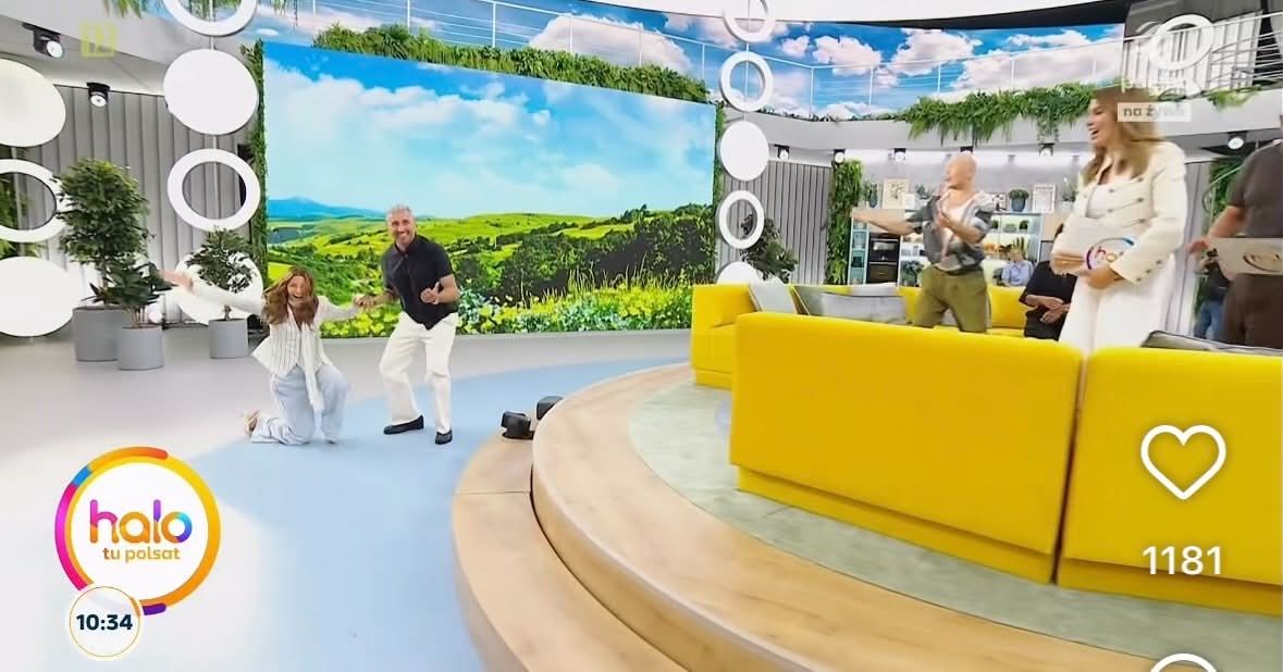 Julia Wieniawa w "Halo tu Polsat"