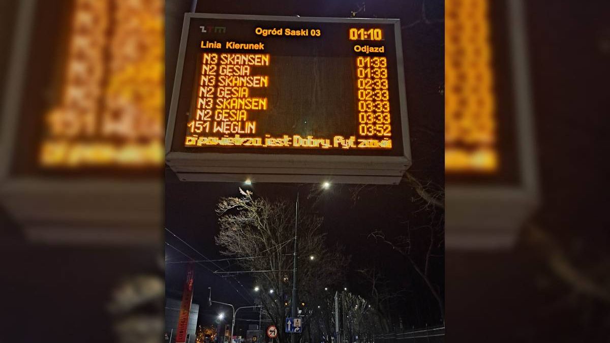 Autobusy nocne, których nie ma w rozkładzie na tygodniu