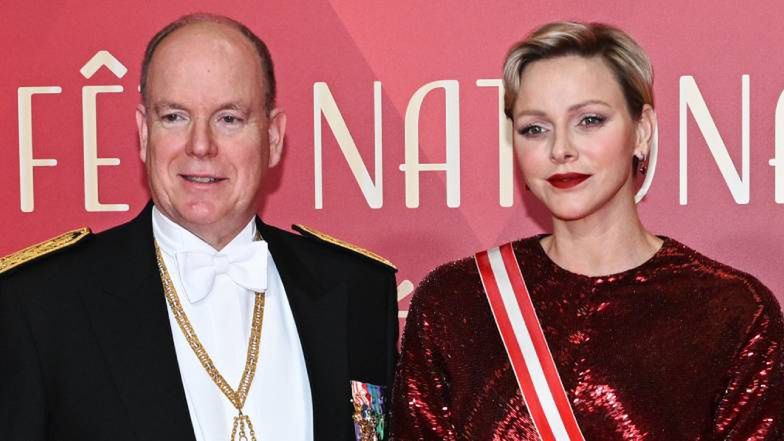 Księżna Charlene i książę Albert