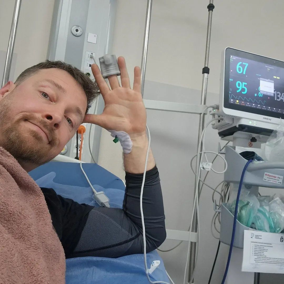 Maciej Jachowski w szpitalu