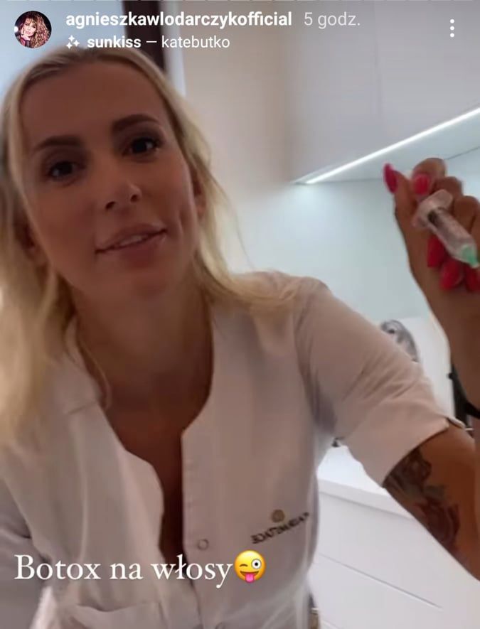 Agnieszka Włodarczyk odwiedziła fryzjera