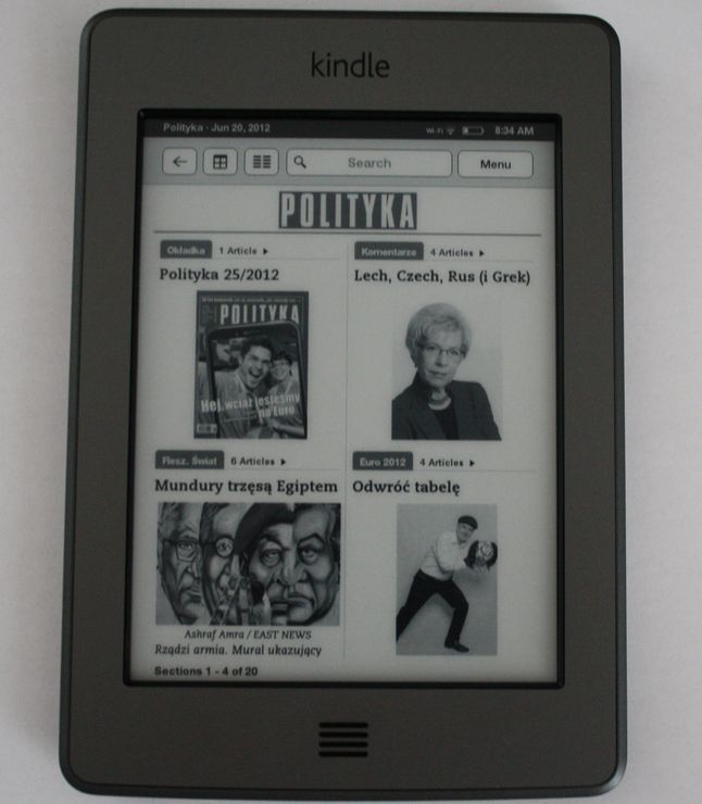 Stary Kindle Touch