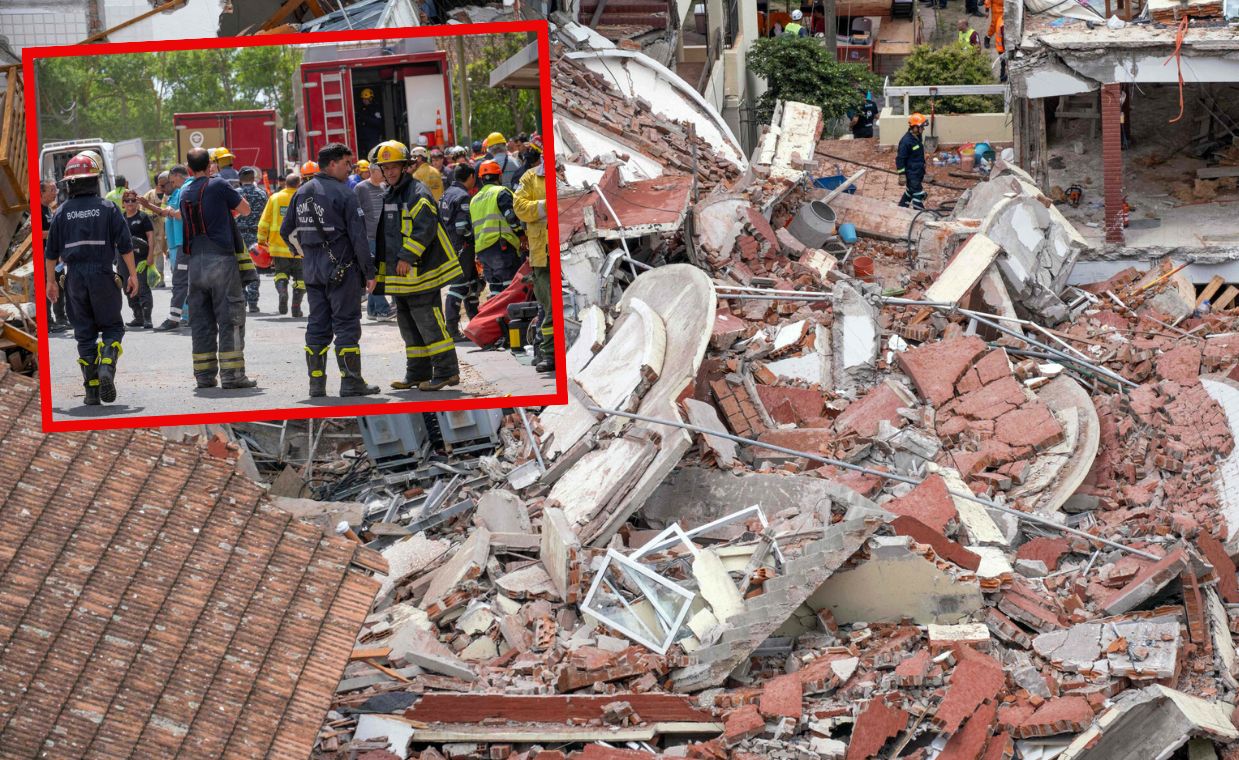 Trwa akcja ratunkowa. Tragedia w Buenos Aires, zawalił się hotel