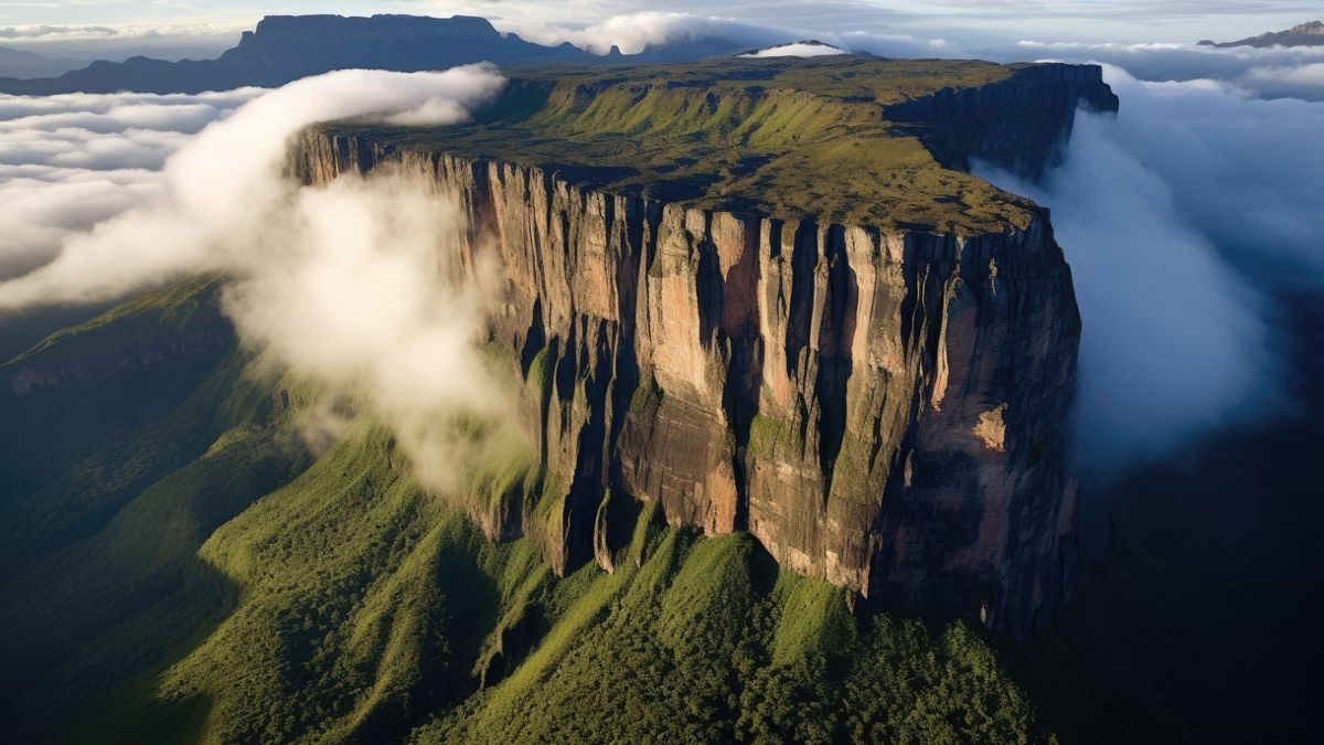 Góra Roraima to szczyt w Ameryce Płd., uznawany za "dom bogów"