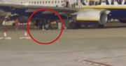 Alarm pożarowy w samolocie Ryanair. Ludzie wyskakiwali na płytę lotniska
