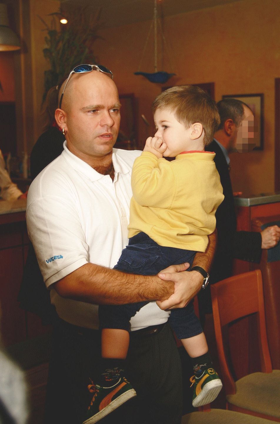 Klaudiusz z "Big Brothera" z synem