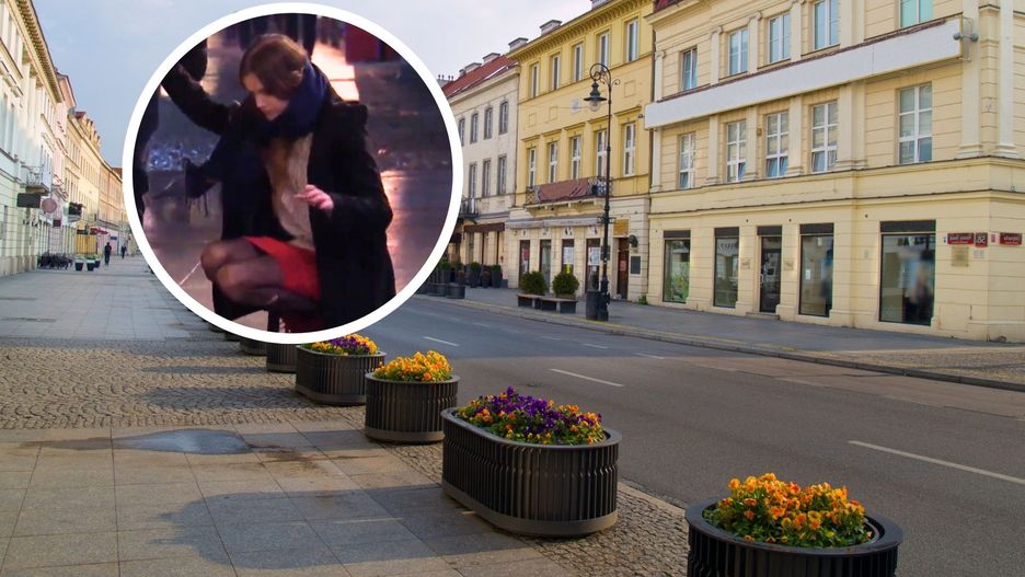 Eksperyment społeczny z pijaną kobietą na ulicach Warszawy