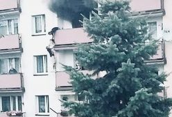 Małopolska. Polski spiderman uratował człowieka z płomieni