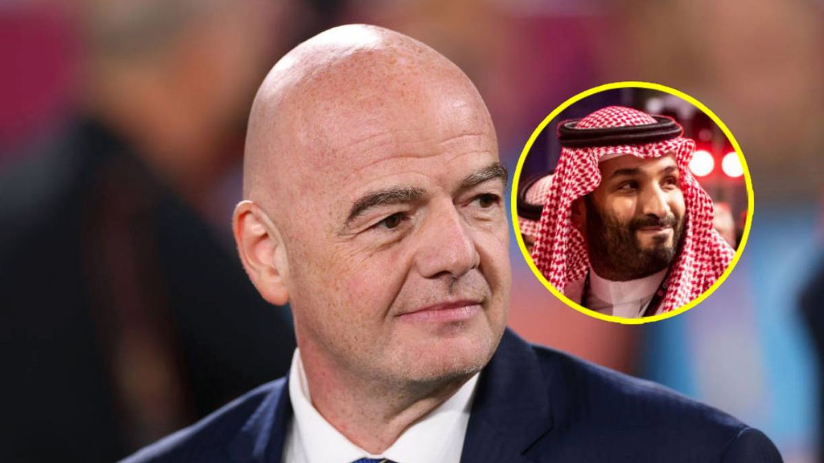 Gianni Infantino i Muhammad bin Salman