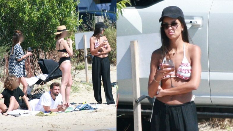 Klaudia El Dursi na plaży w Chałupach