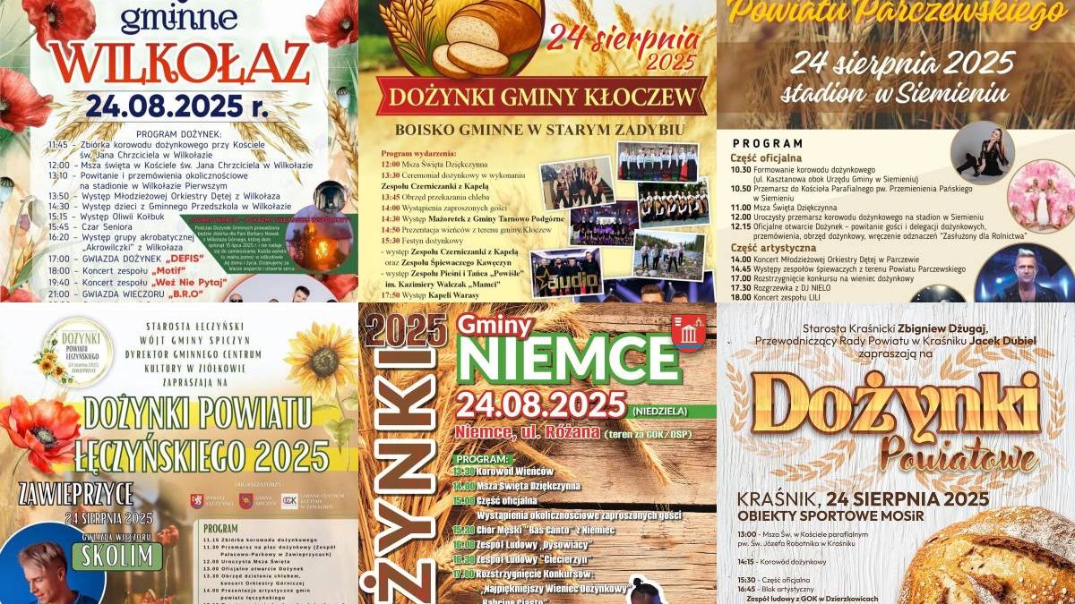 Dożynki w woj. lubelskim 2025