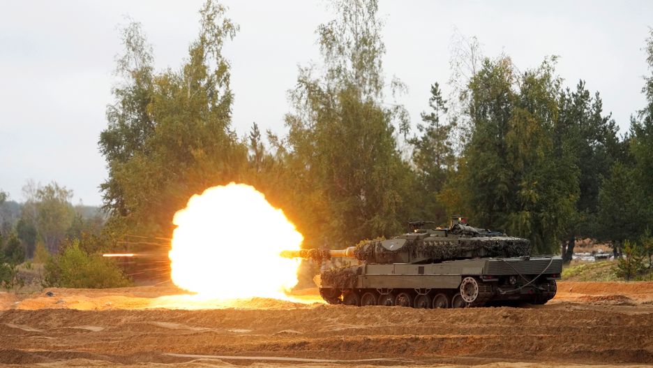 NATO enhanced Forward Presence battle group takes part in Silver Arrow military drill in Adazi
Spanish army tank Leopard 2 of NATO enhanced Forward Presence battle group fires during the final phase of the Silver Arrow 2022 military drill on Adazi military training grounds, Latvia September 29, 2022.,Image: 726909952, License: Rights-managed, Restrictions: , Model Release: no, Credit line: INTS KALNINS / Reuters / Forum
INTS KALNINS / Reuters / Forum
defence, category_code_def, category_code_europ, category_code_defence