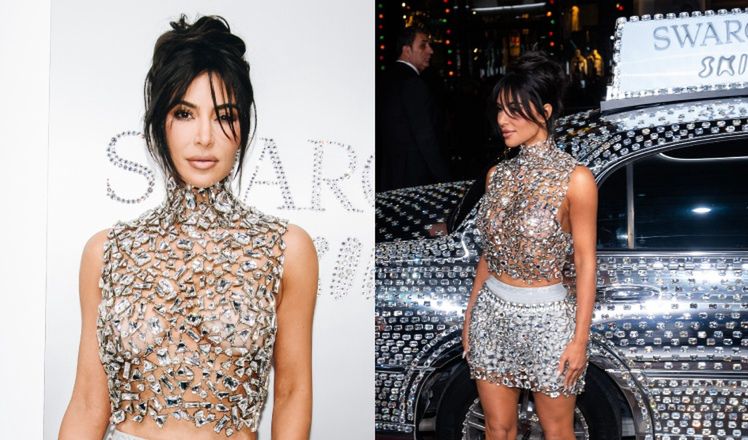 Kim Kardashian ma otwarciu salonu Swarovskiego 