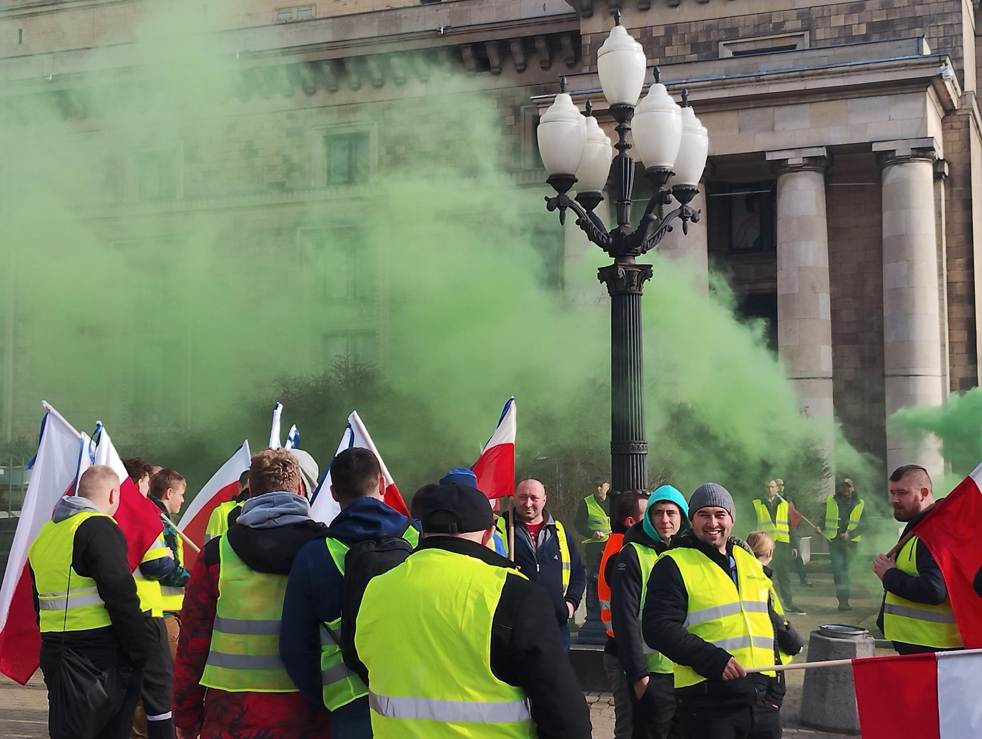 Protest rolników w Warszawie