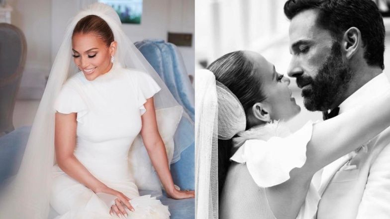 Jennifer Lopez na nowych zdjęciach ze ślubu z Benem Affleckiem