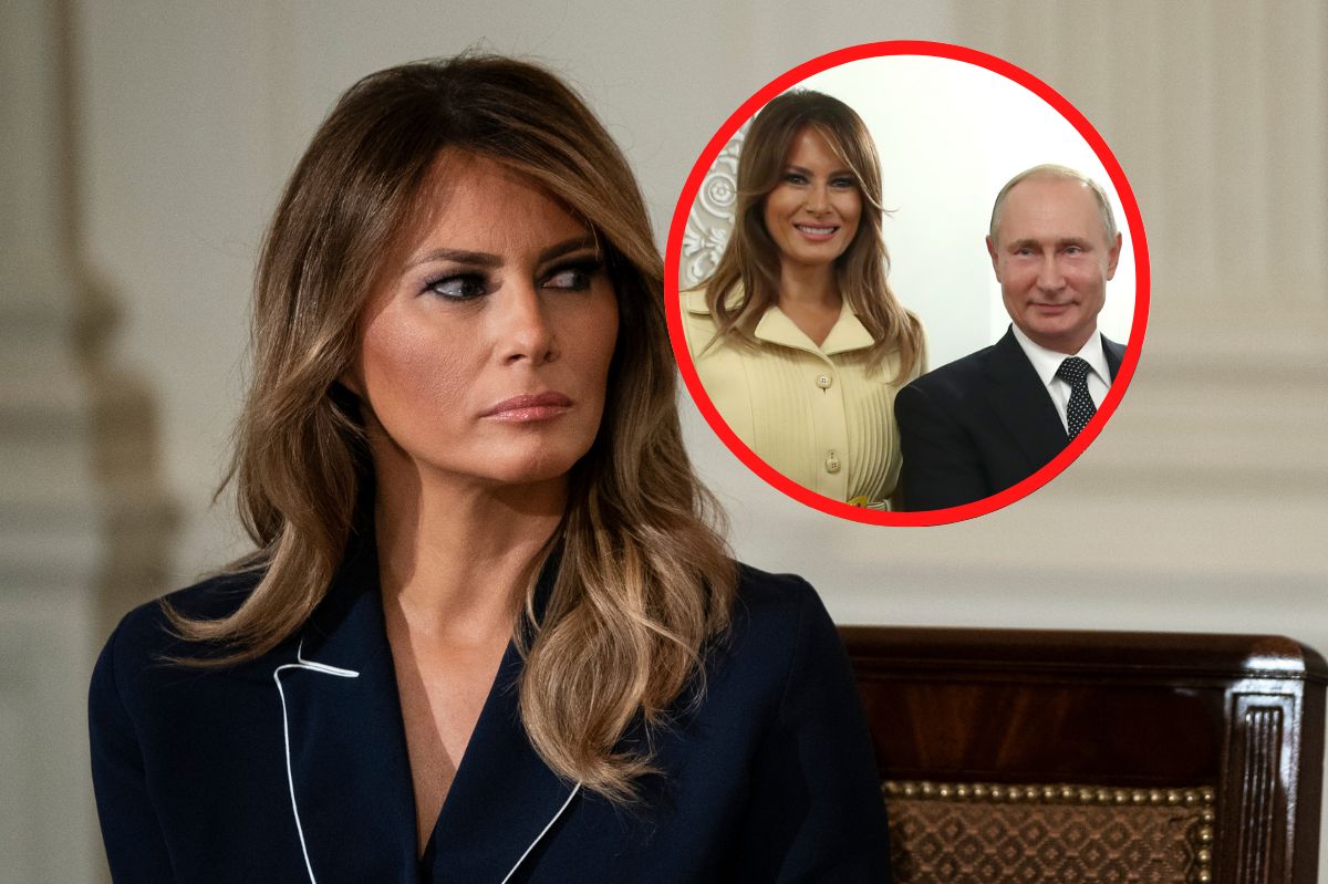 Melania Trump na spotkaniu z Władimirem Putinem. Nagranie stało się hitem sieci 