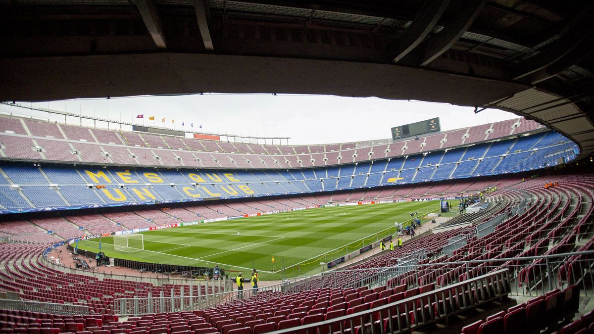 Na zdjęciu Camp Nou